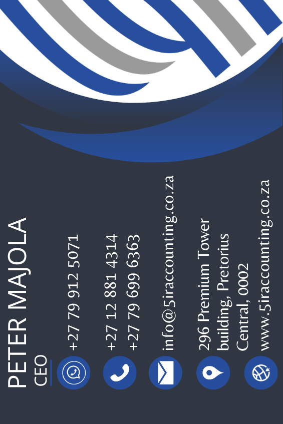 5IR ACCOUNTING Business card
