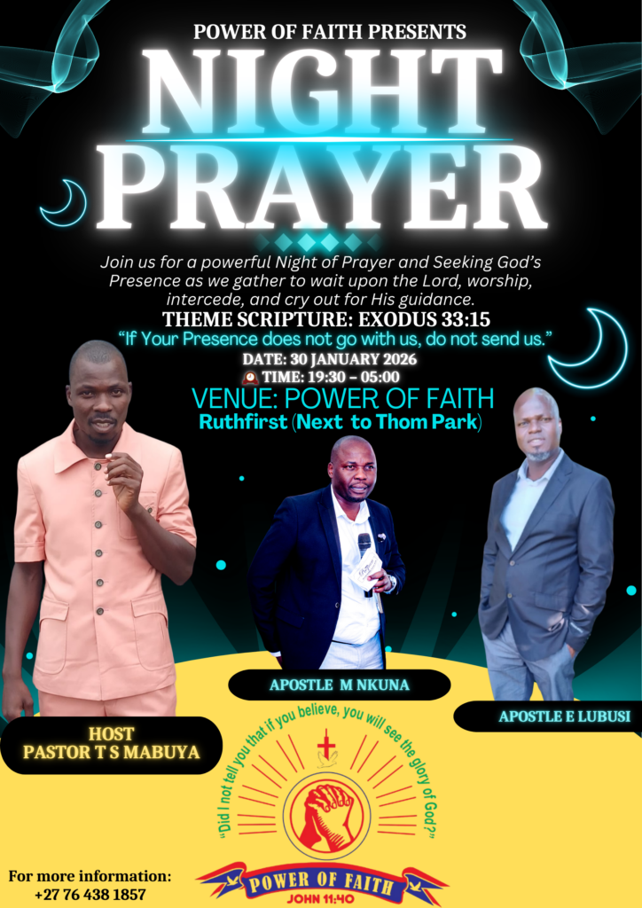 Night Prayer Poster design